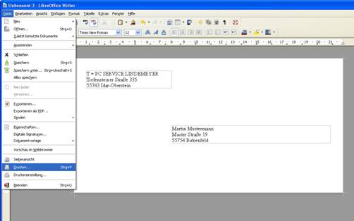 Briefumschlag Beschriften Und Ausdrucken : Briefumschlag bedrucken mit libreoffice writer Briefumschlag Beschriften Und Ausdrucken : Briefumschlag bedrucken mit libreoffice writer